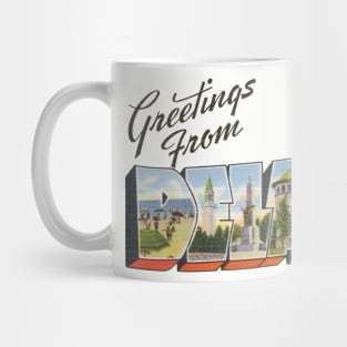 Greetings from Delaware Mug